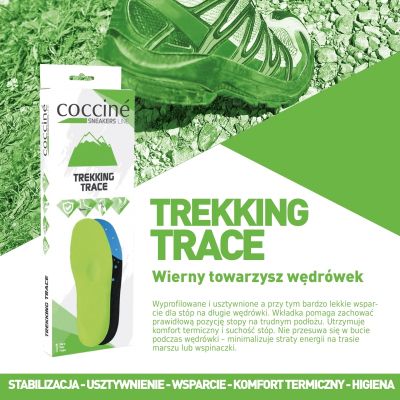 Coccinè Trekking Trace – Петслойни профилирани стелки за туризъм