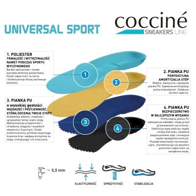 Coccinè Universal Sport – Универсални спортни стелки