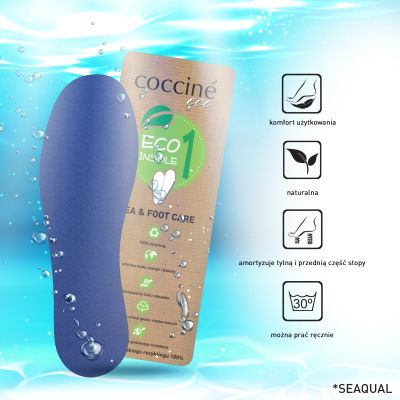 Coccinè Eco line Sea Foot - Еко латексови стелки 