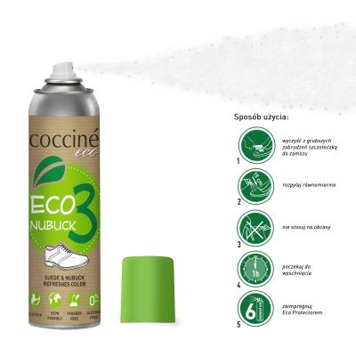 Coccinè Eco Nubuck - Еко Спрей за велур и набук, черен 
