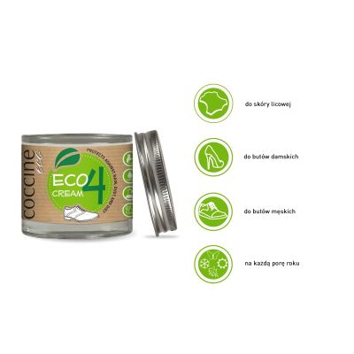 Coccinè Eco Cream - Еко крем за кожени обувки, неутрален