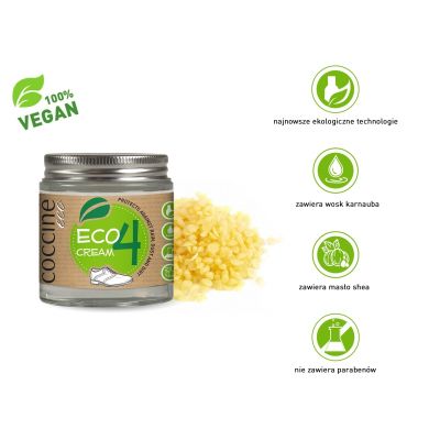 Coccinè Eco Cream - Еко крем за кожени обувки, черен
