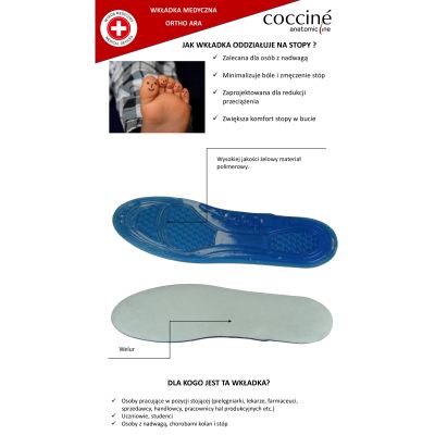 Coccinè Ortho Ara – Ортопедични гел стелки 