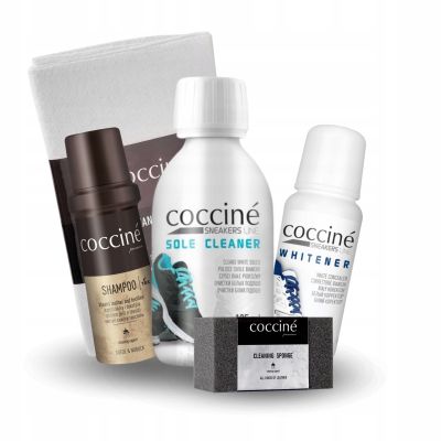 Coccinè White 5in1 Комплект за почистване на бели обувки